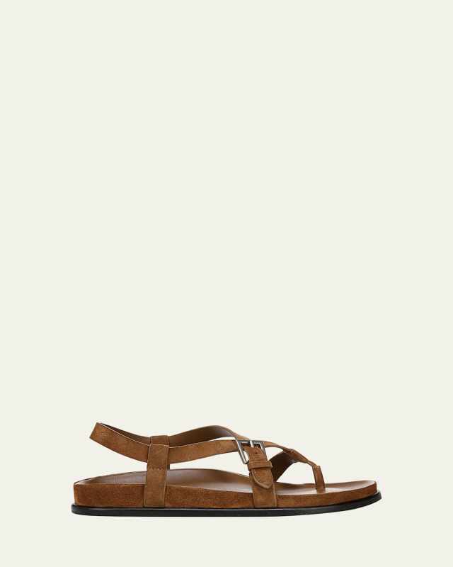 Franca Suede Strappy Sandals